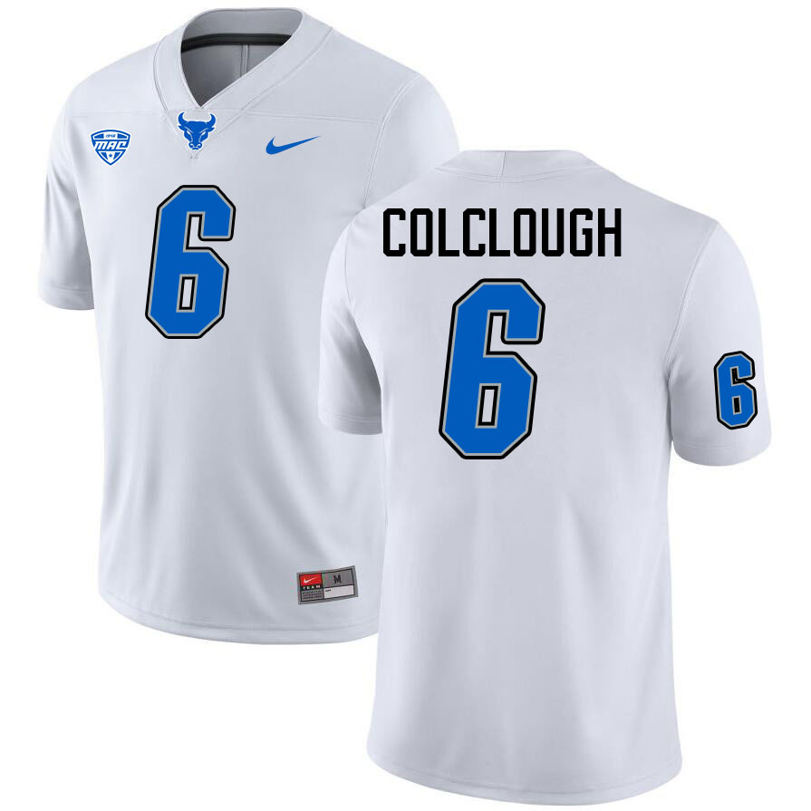 Antonio Colclough UB Bulls Jersey,University Of Buffalo Bulls #6 Antonio Colclough Jersey-White